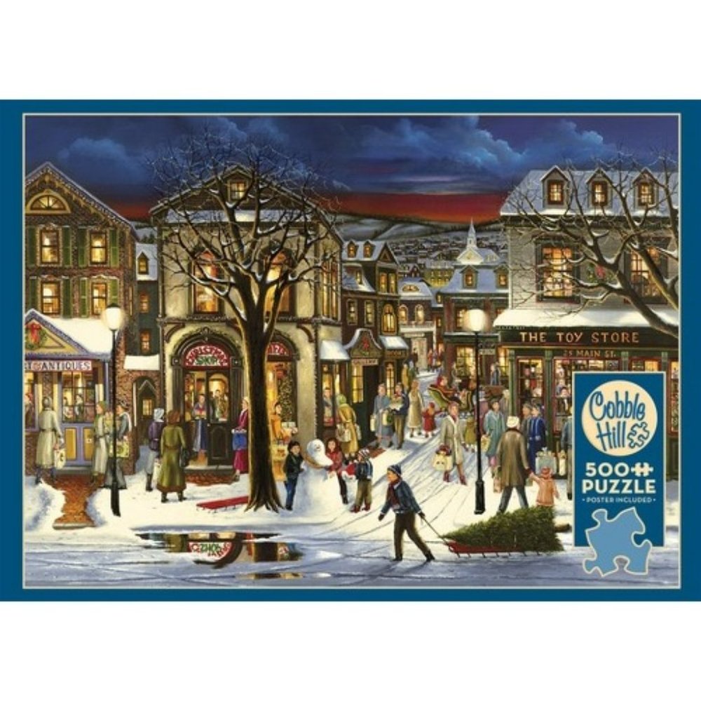 Cobblehill Tis The Season 500 Piece Jigsaw Puzzle